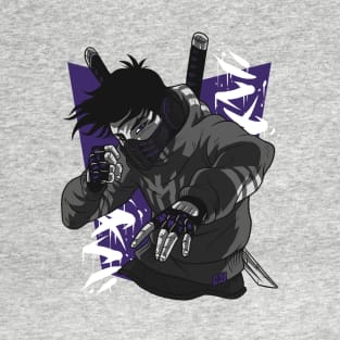 Urban Ninja Purple Graffiti T-Shirt